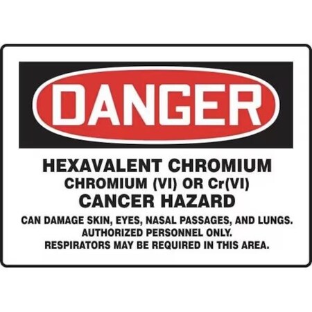 Accuform OSHA DANGER HAZARDOUS CHEMICAL MCAW127VS MCAW127VS